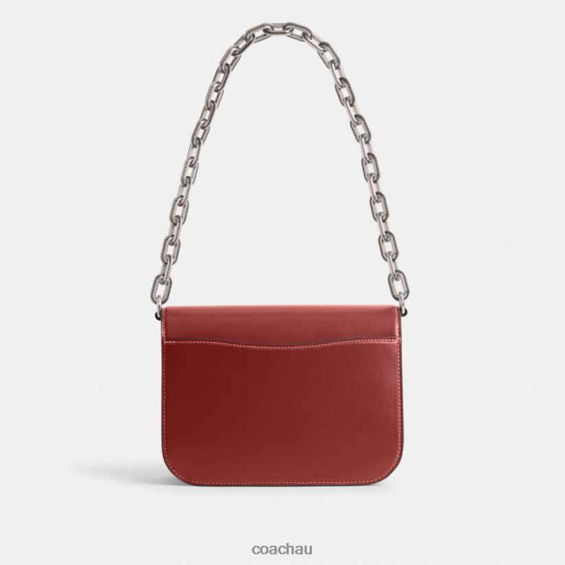 Coach Women IDOL BAG LH/Enamel Red Z8JFB851