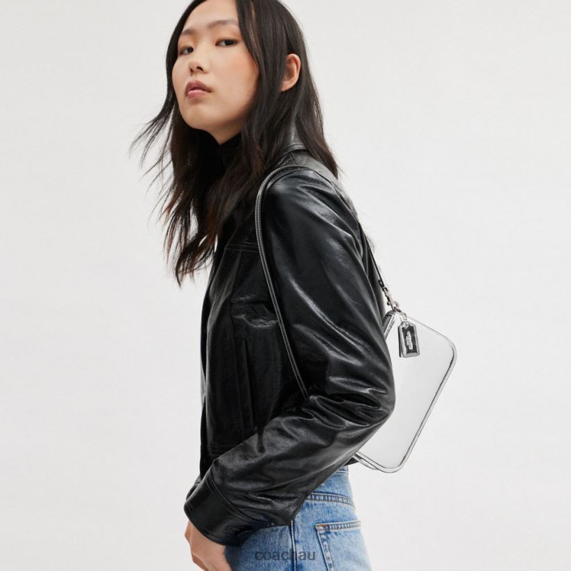 Coach Women PENN SHOULDER BAG IN SILVER METALLIC LH/Silver Z8JFB872