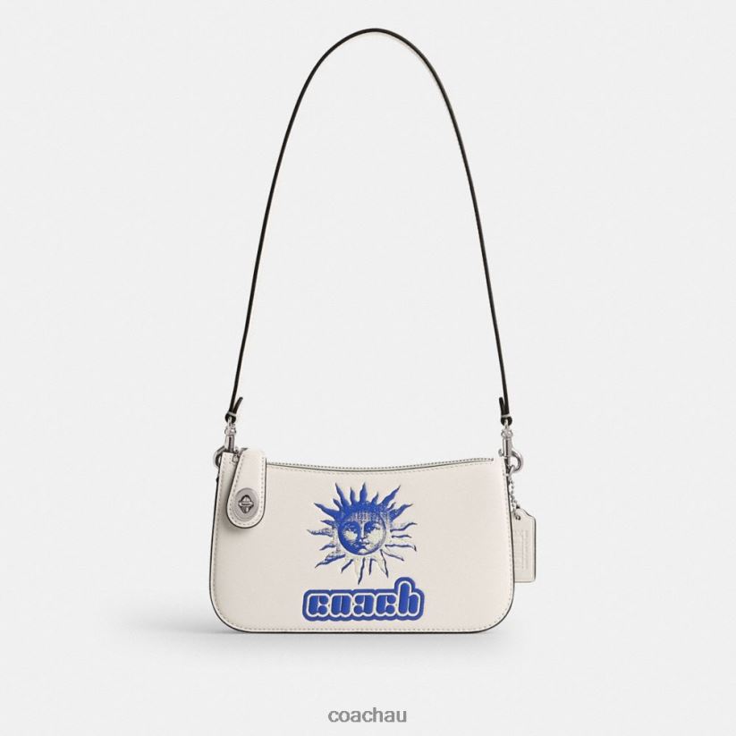 Coach Women THE LIL NAS X DROP PENN SHOULDER BAG LH/Isolated Sun Chalk Z8JFB863