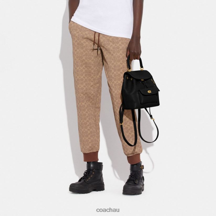 Coach Women RIYA BACKPACK 21 B4/BLACK Z8JFB860