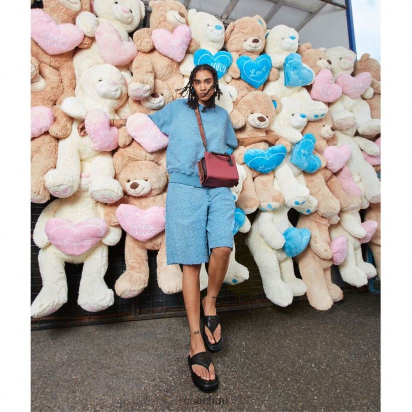 Coach Women ROGUE 20 IN COLORBLOCK REGENERATIVE LEATHER V5/Rouge Multi Z8JFB884