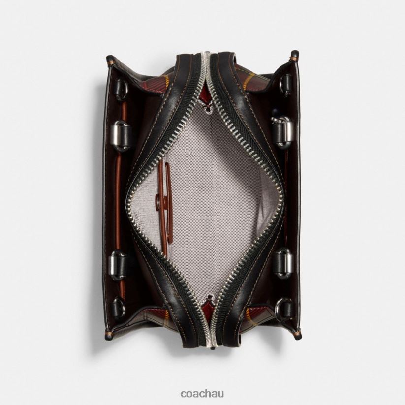 Coach Women ROGUE 20 WITH PLAID PRINT LH/Cherry Multi Z8JFB883