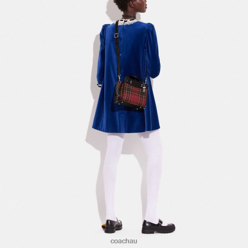 Coach Women ROGUE 20 WITH PLAID PRINT LH/Cherry Multi Z8JFB883