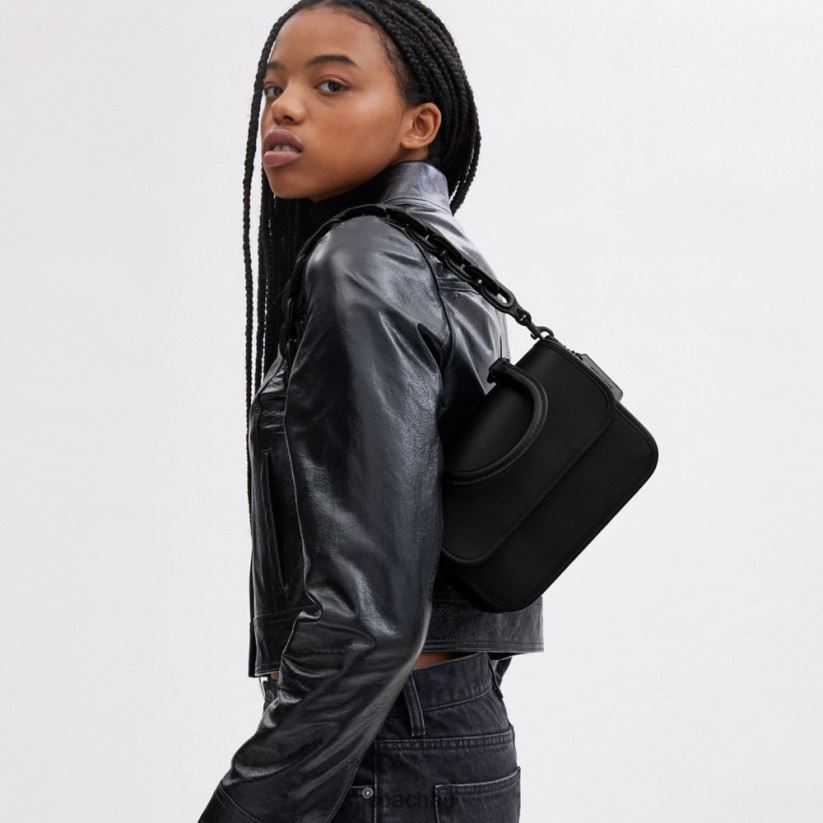 Coach Women ROGUE TOP HANDLE MW/BLACK Z8JFB875