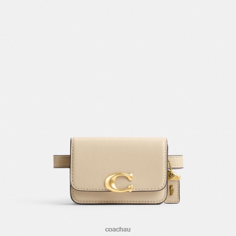 Coach Women BANDIT CARD CASE BELT BAG B4/IVORY Z8JFB8193