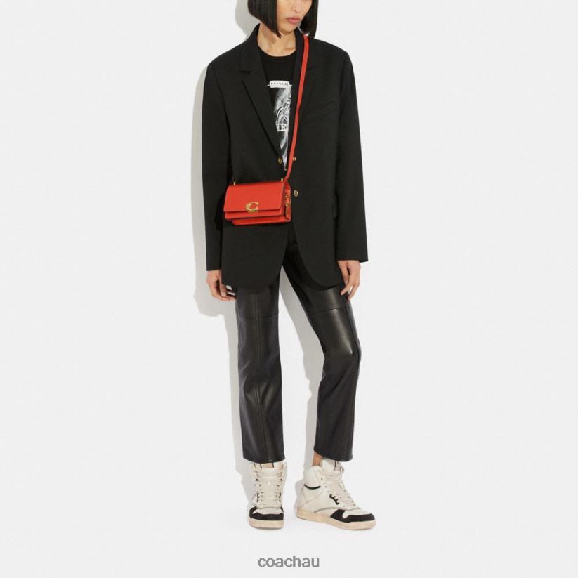 Coach Women BANDIT CROSSBODY B4/SUN ORANGE Z8JFB8195