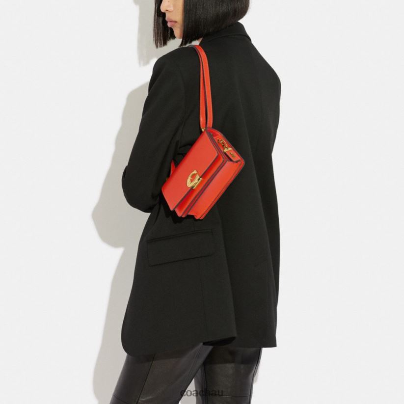 Coach Women BANDIT CROSSBODY B4/SUN ORANGE Z8JFB8195