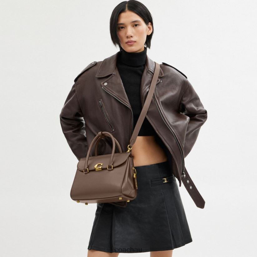 Coach Women BROOME CARRYALL B4/DARK STONE Z8JFB8174