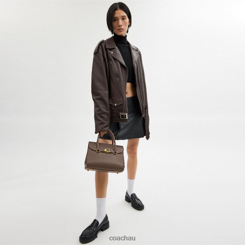 Coach Women BROOME CARRYALL B4/DARK STONE Z8JFB8174