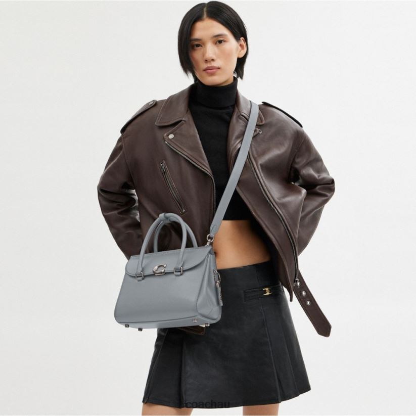 Coach Women BROOME CARRYALL LH/Grey Blue Z8JFB8179