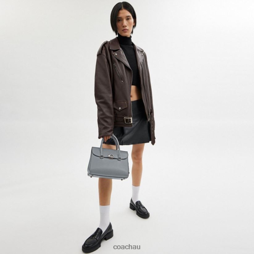 Coach Women BROOME CARRYALL LH/Grey Blue Z8JFB8179