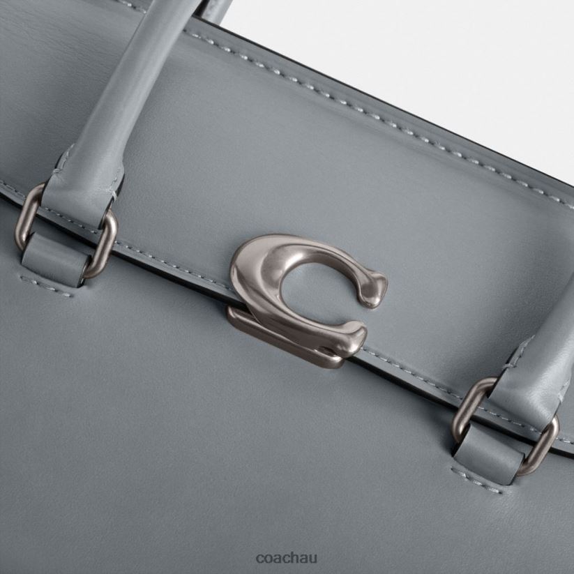 Coach Women BROOME CARRYALL LH/Grey Blue Z8JFB8179