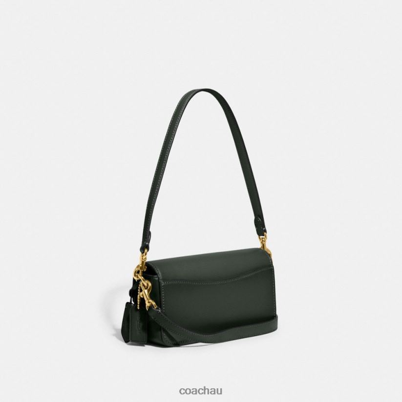 Coach Women STUDIO BAGUETTE BAG B4/Amazon Green Z8JFB8189