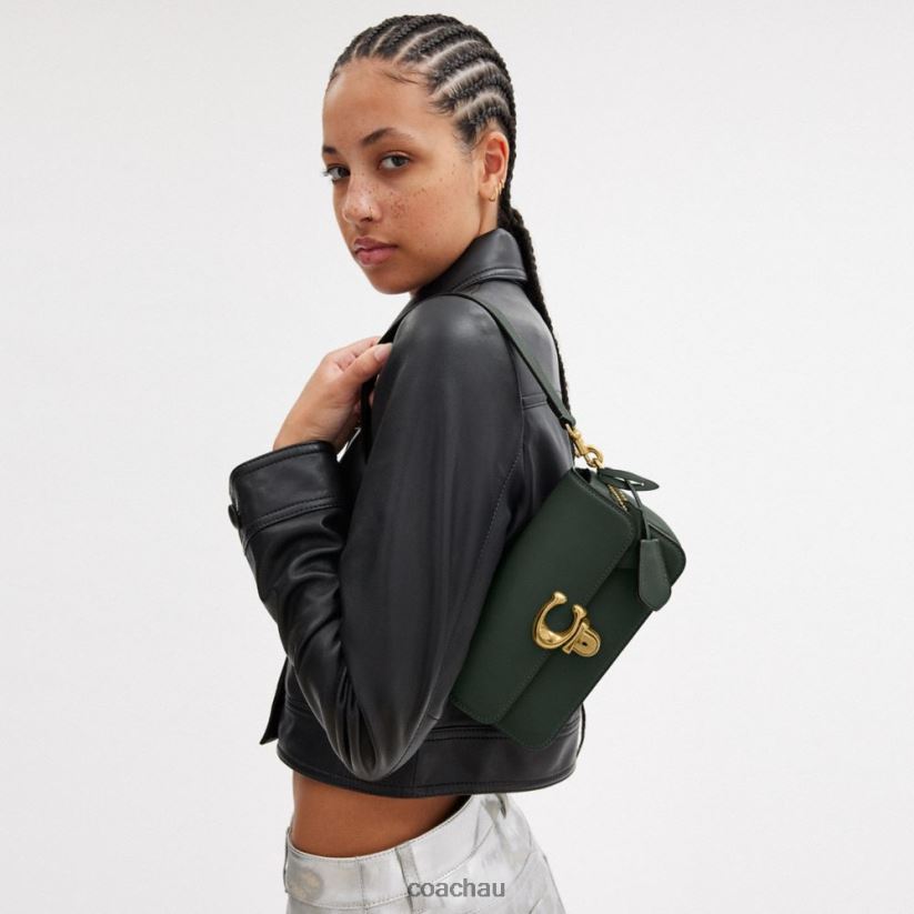 Coach Women STUDIO BAGUETTE BAG B4/Amazon Green Z8JFB8189