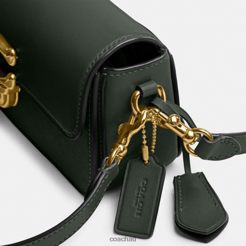 Coach Women STUDIO BAGUETTE BAG B4/Amazon Green Z8JFB8189