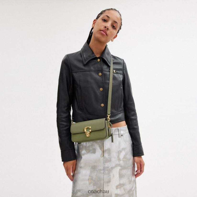 Coach Women STUDIO BAGUETTE BAG B4/MOSS Z8JFB8180