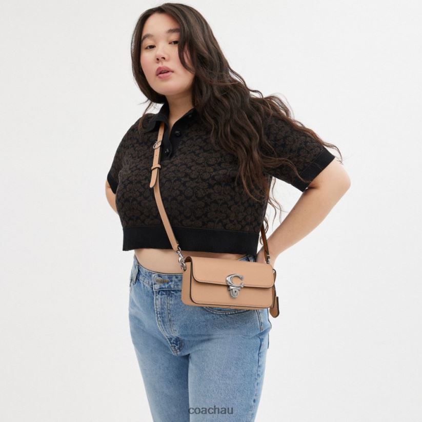 Coach Women STUDIO BAGUETTE BAG LH/Buff Z8JFB8182