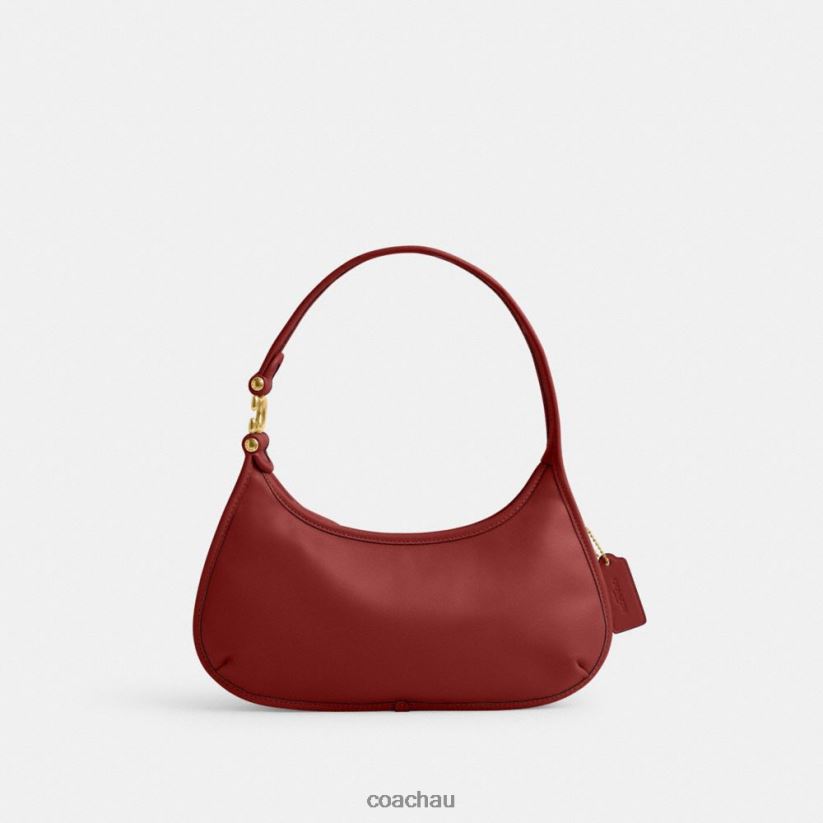 Coach Women EVE SHOULDER BAG B4/Enamel Red Z8JFB8280
