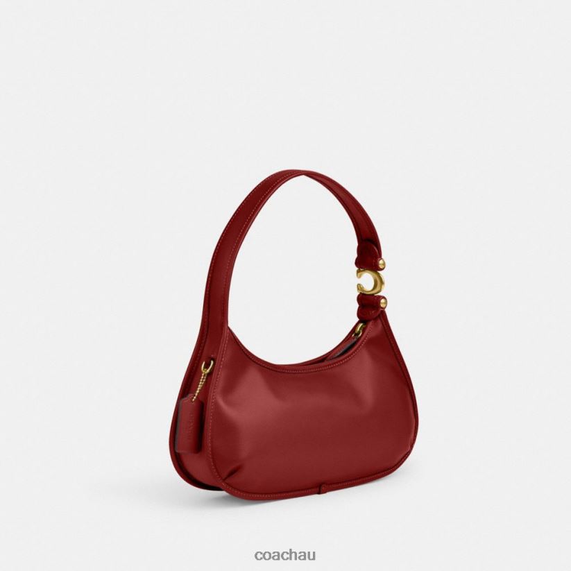 Coach Women EVE SHOULDER BAG B4/Enamel Red Z8JFB8280