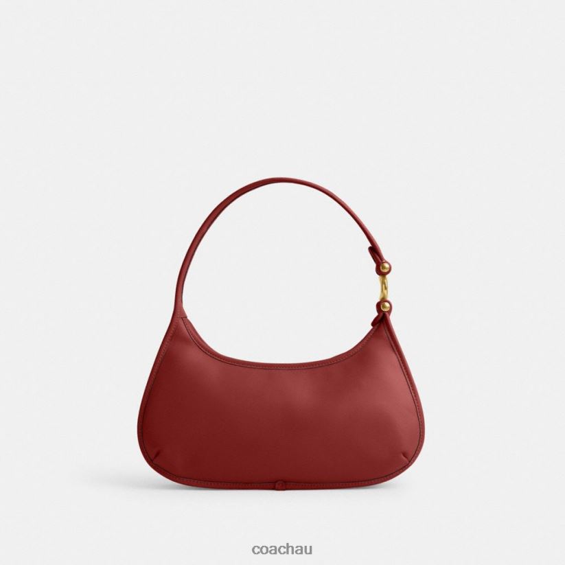 Coach Women EVE SHOULDER BAG B4/Enamel Red Z8JFB8280