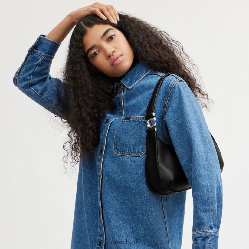 Coach Women EVE SHOULDER BAG LH/Black Z8JFB8276