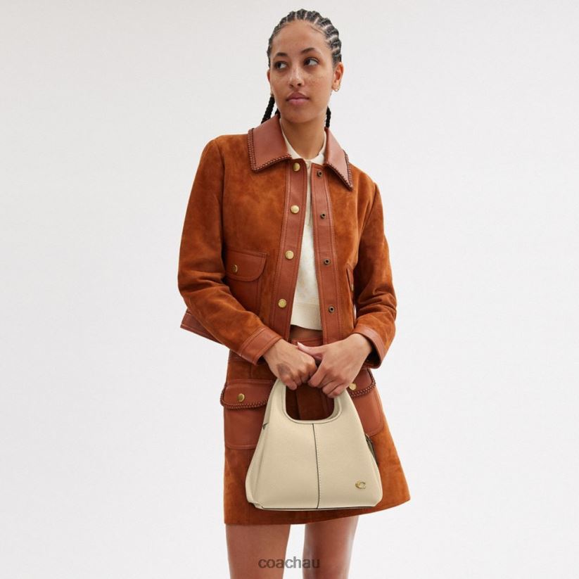 Coach Women LANA SHOULDER BAG 23 B4/IVORY Z8JFB8277