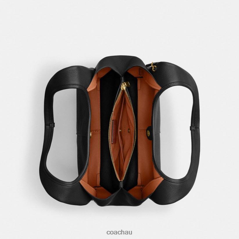 Coach Women LANA SHOULDER BAG B4/BLACK Z8JFB8281