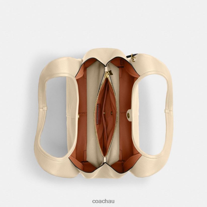 Coach Women LANA SHOULDER BAG B4/IVORY Z8JFB8282