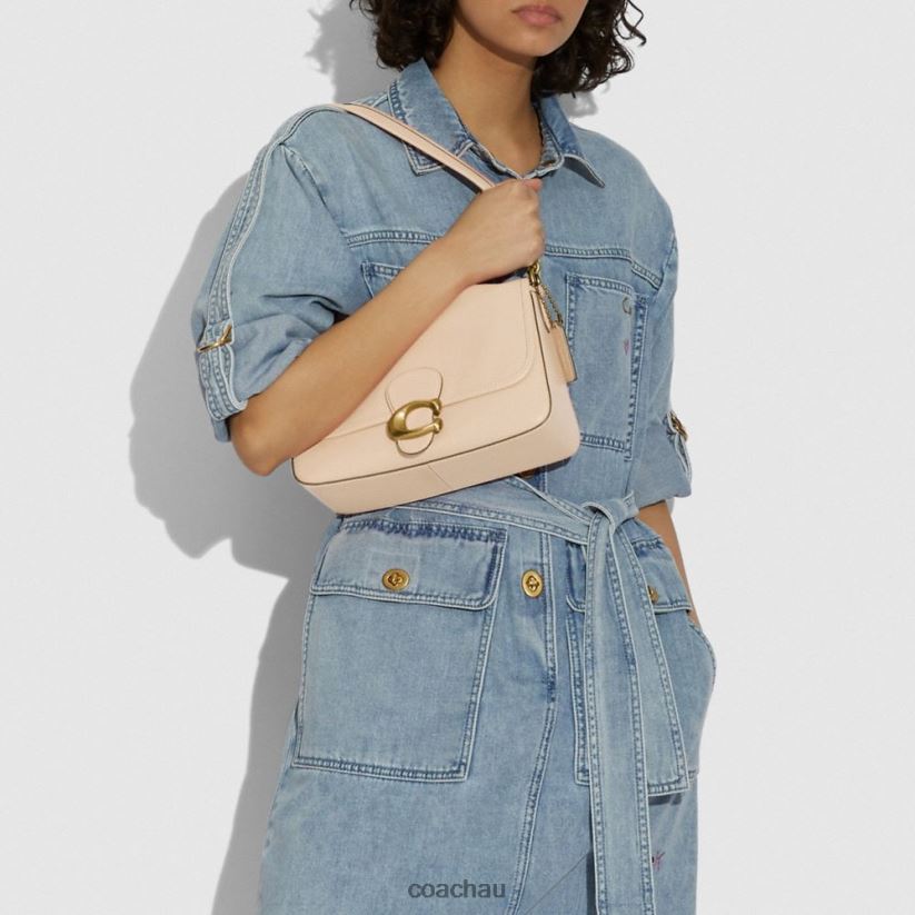 Coach Women SOFT TABBY SHOULDER BAG B4/IVORY Z8JFB8171