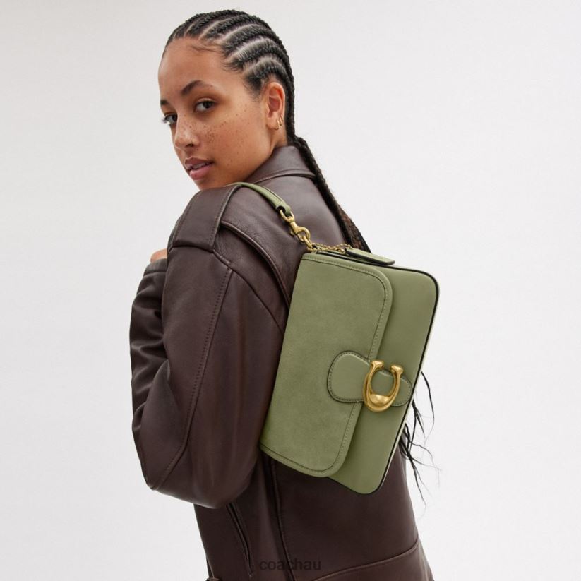 Coach Women SOFT TABBY SHOULDER BAG B4/MOSS Z8JFB8106