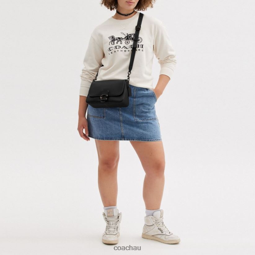 Coach Women SOFT TABBY SHOULDER BAG V5/Black Z8JFB8103