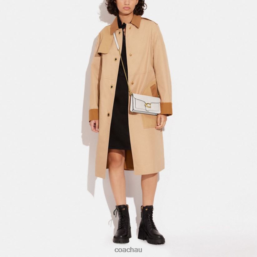 Coach Women TABBY CHAIN CLUTCH B4/CHALK Z8JFB8169