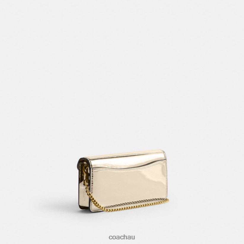 Coach Women TABBY CROSSBODY IN SILVER METALLIC B4/Gold Z8JFB8111