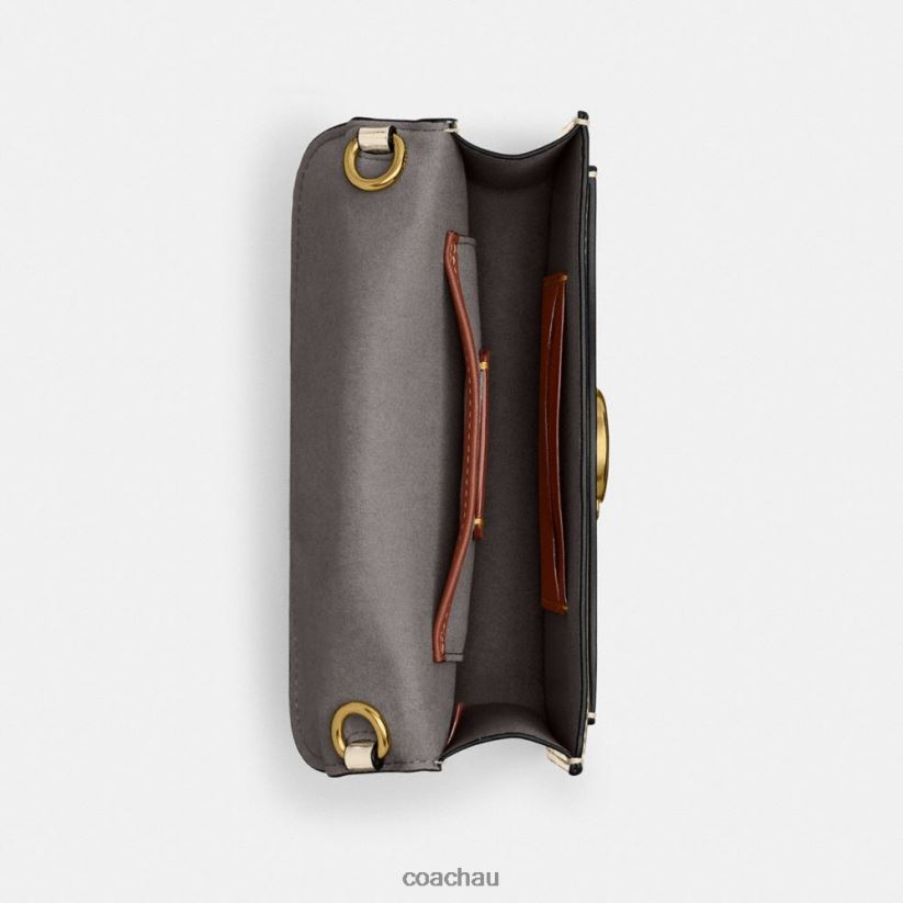 Coach Women TABBY CROSSBODY IN SILVER METALLIC B4/Gold Z8JFB8111