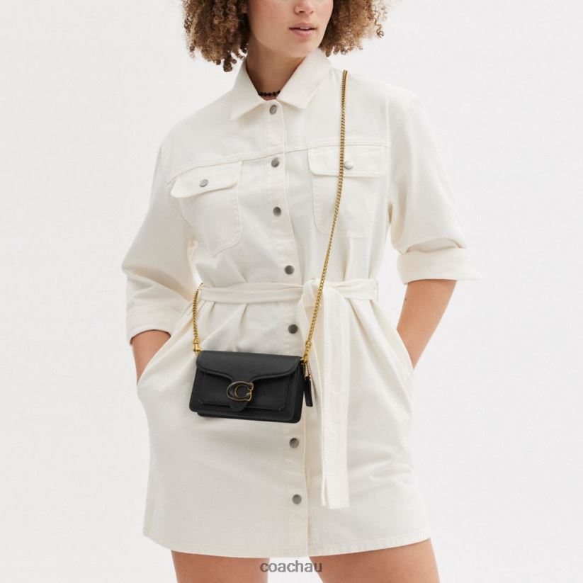 Coach Women TABBY CROSSBODY WRISTLET B4/BLACK Z8JFB8162