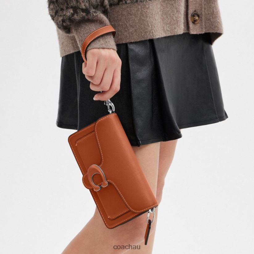 Coach Women TABBY CROSSBODY WRISTLET LH/Burnished Amber Z8JFB8110