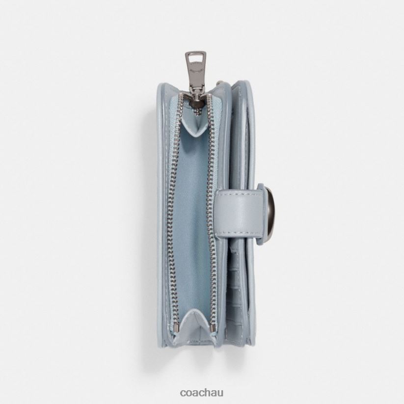 Coach Women TABBY MEDIUM WALLET IN SIGNATURE DENIM LH/Pale Blue Z8JFB8156