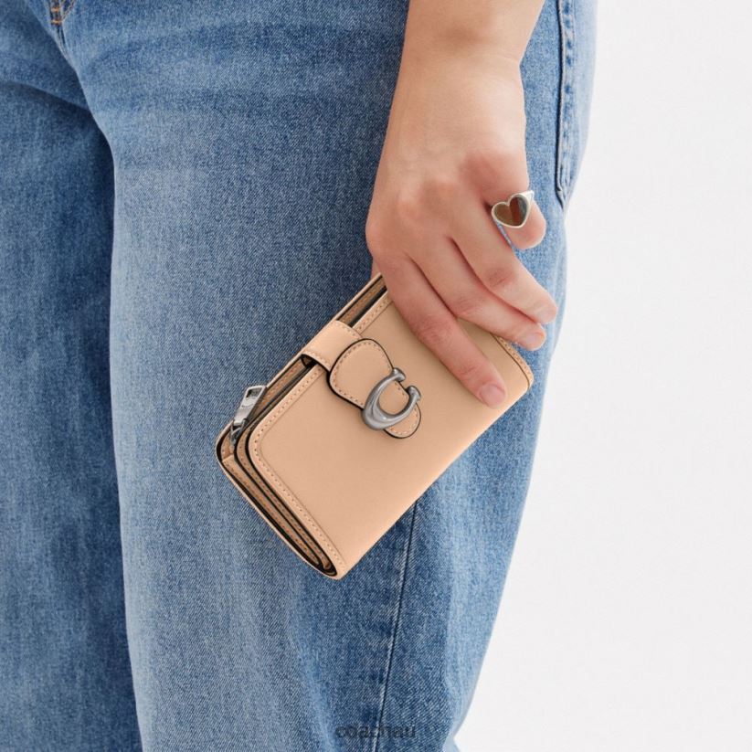 Coach Women TABBY MEDIUM WALLET LH/Buff Z8JFB8109