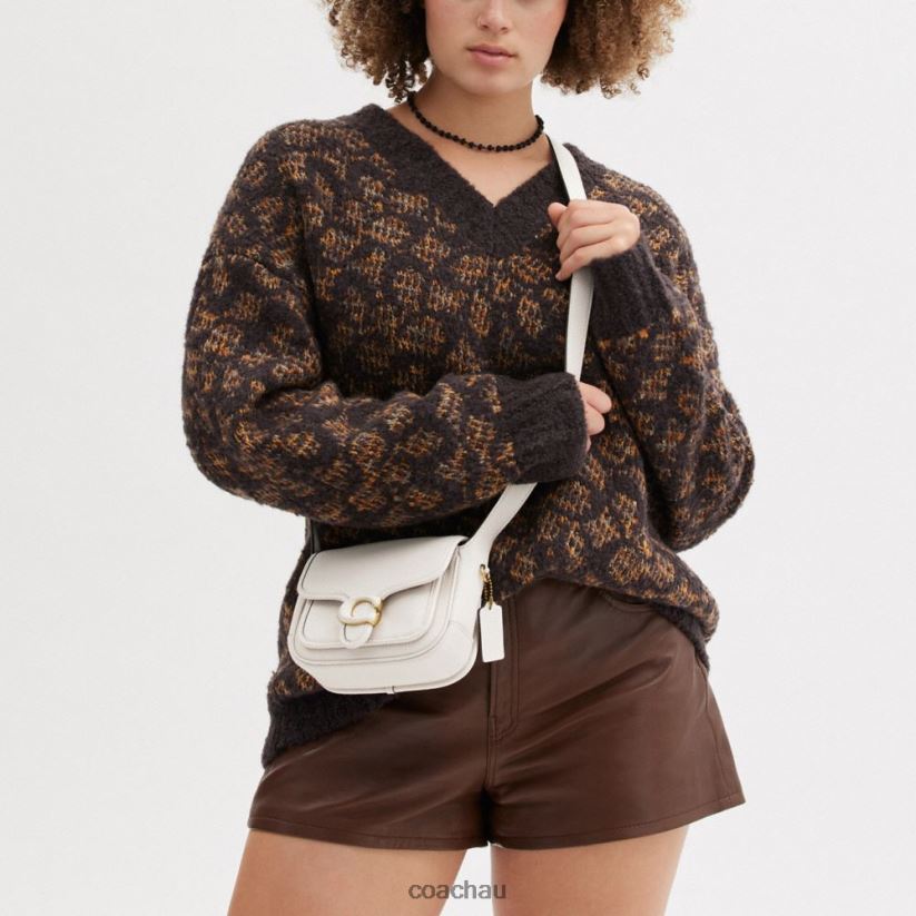 Coach Women TABBY MESSENGER 19 B4/CHALK Z8JFB8117