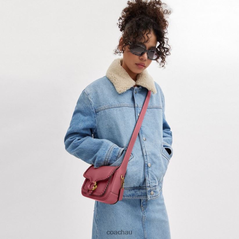 Coach Women TABBY MESSENGER 19 WITH BRAID B4/ROUGE Z8JFB8130