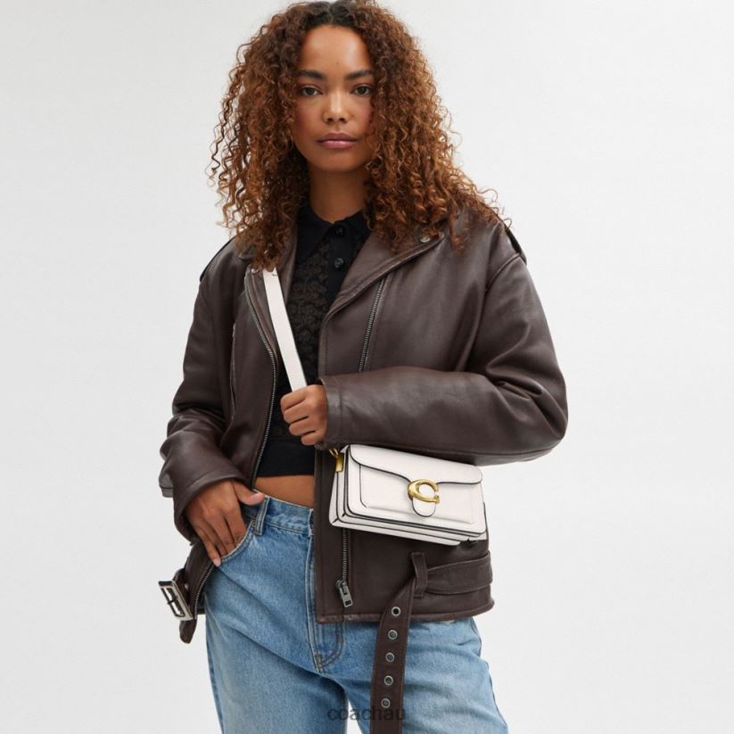 Coach Women TABBY SHOULDER BAG 20 B4/CHALK Z8JFB8136