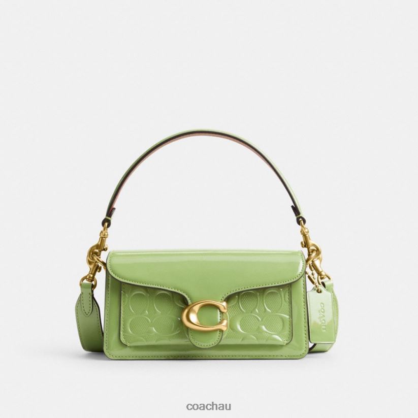Coach Women TABBY SHOULDER BAG 20 IN SIGNATURE LEATHER B4/GREEN Z8JFB8145