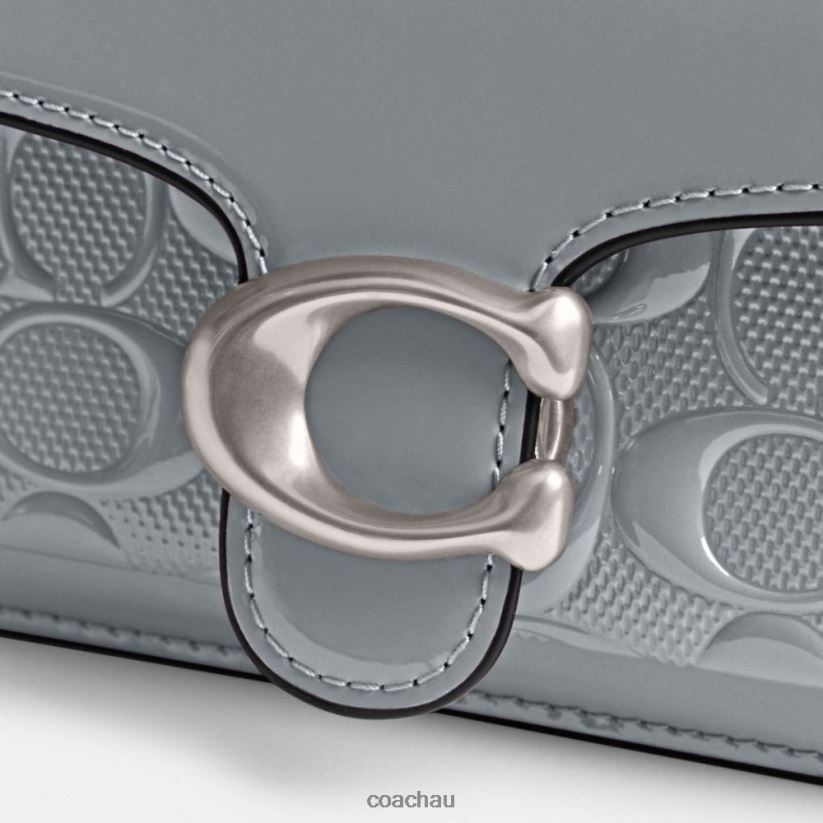 Coach Women TABBY SHOULDER BAG 20 IN SIGNATURE LEATHER LH/Grey Blue Z8JFB8105