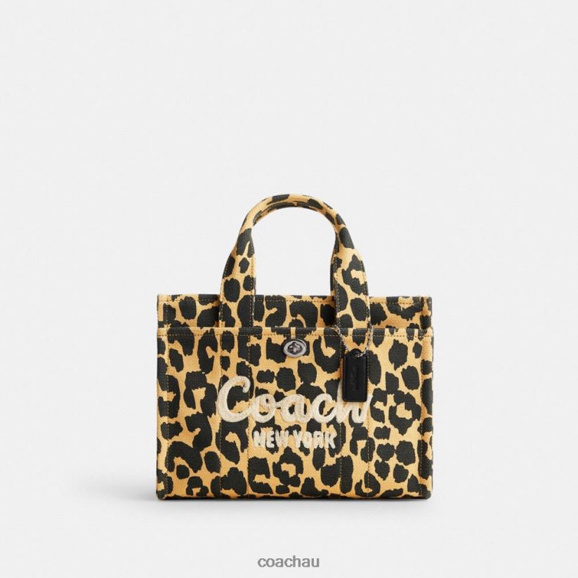 Coach Women CARGO TOTE 26 WITH LEOPARD PRINT LH/Leopard Z8JFB8292