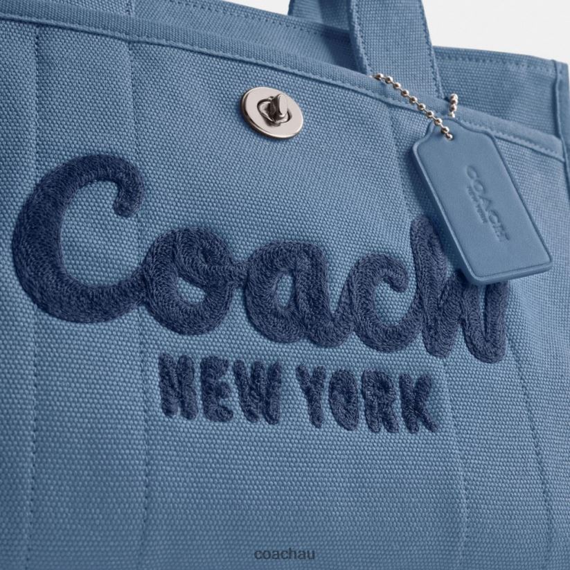 Coach Women CARGO TOTE LH/Slate Blue Z8JFB8291