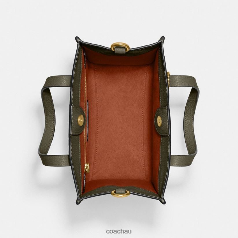 Coach Women FIELD TOTE 22 B4/Army Green Z8JFB8298