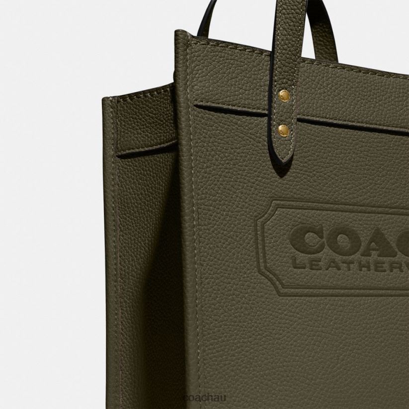 Coach Women FIELD TOTE 22 B4/Army Green Z8JFB8298