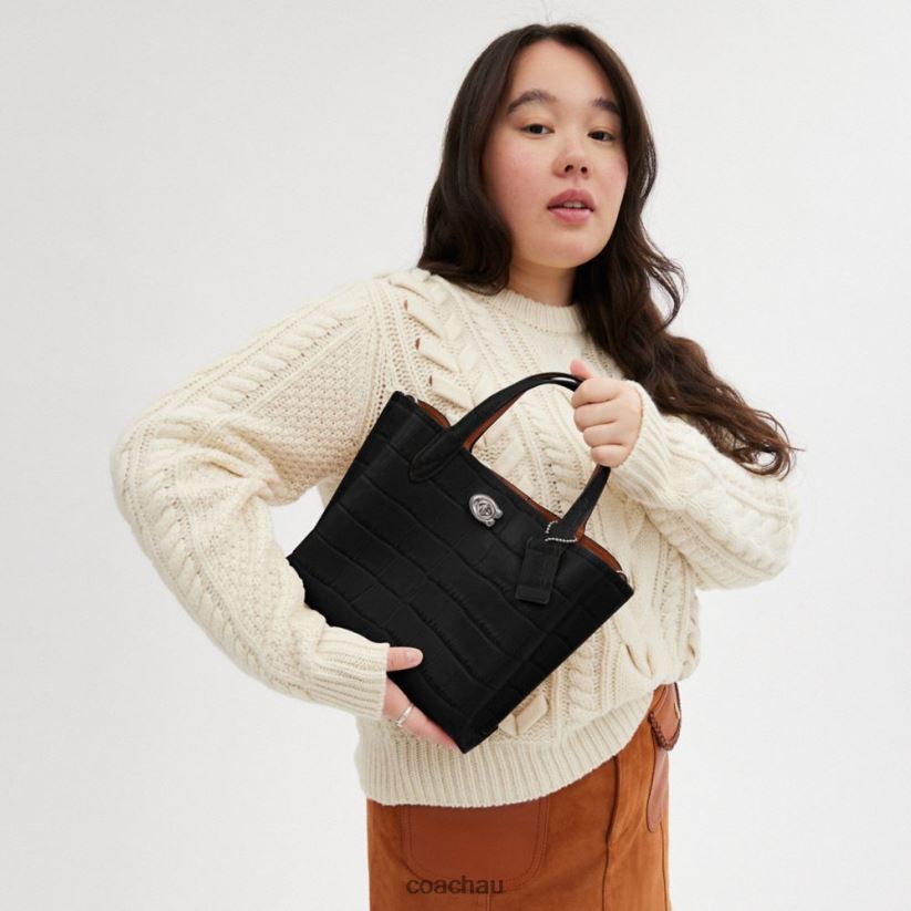 Coach Women WILLOW TOTE 24 LH/Black Multi Z8JFB8287