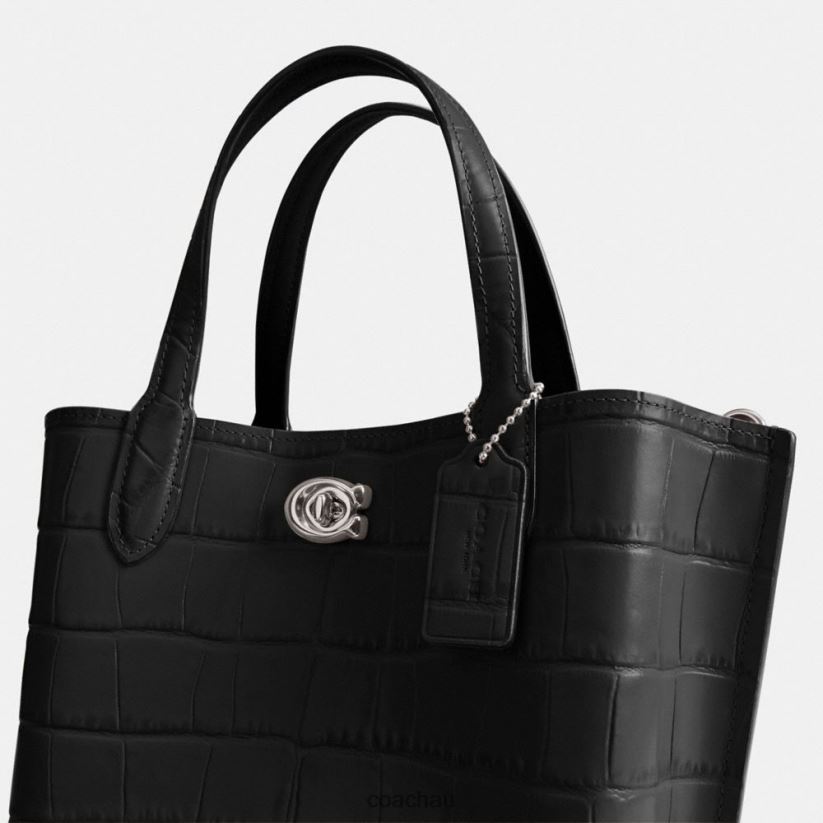 Coach Women WILLOW TOTE 24 LH/Black Multi Z8JFB8287