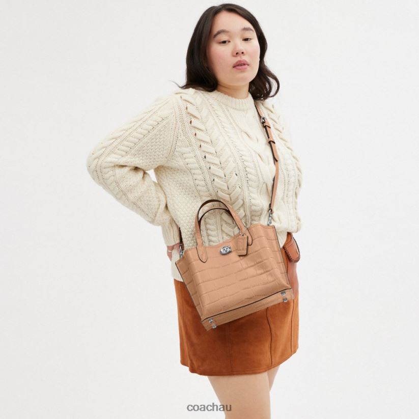 Coach Women WILLOW TOTE 24 LH/Buff Multi Z8JFB8288